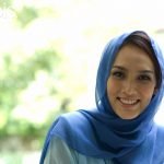 Malaysian Muslim woman smiling